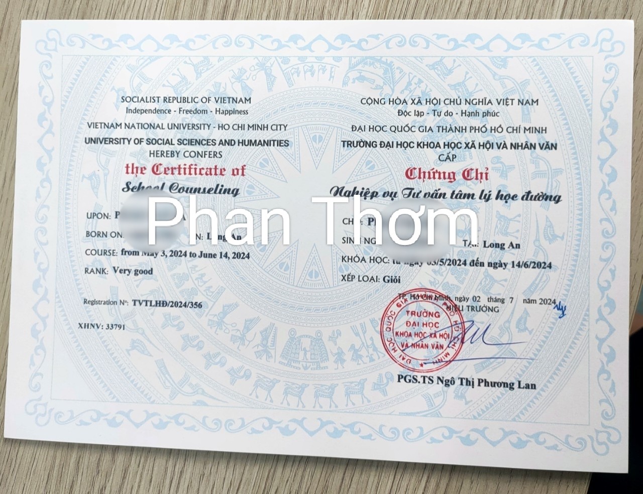 TƯ VẤN TÂM LÝ HỌC ĐƯỜNG